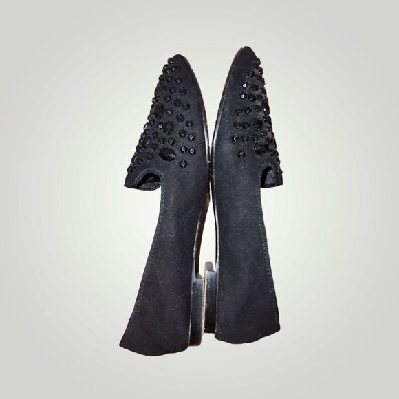Sfera black round toe flats size 38 7.5 - Picture 6 of 9